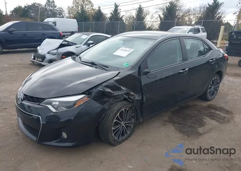 2016 Toyota Corolla S Plus из США, поврежденный, VIN 2T1BURHE6GC485763